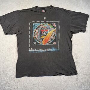 Vintage Giant Live The Distance To Here Fall 1999 Tour Tee L Thrashed Distressed